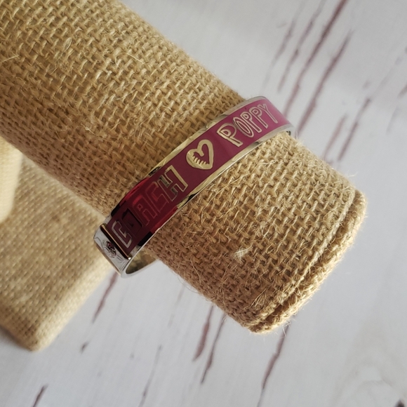 Coach poppy signature pink bangle - Picture 3 of 5
